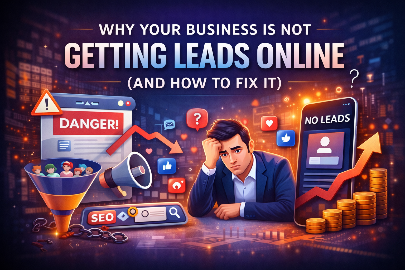 Why Your Business Is Not Getting Leads Online (And How to Fix It).