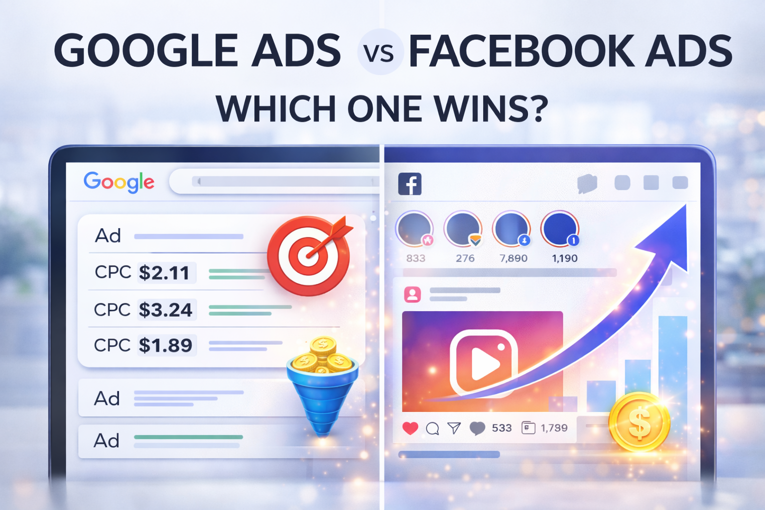Google Ads vs Facebook Ads: Which One Is Better for Your Business?